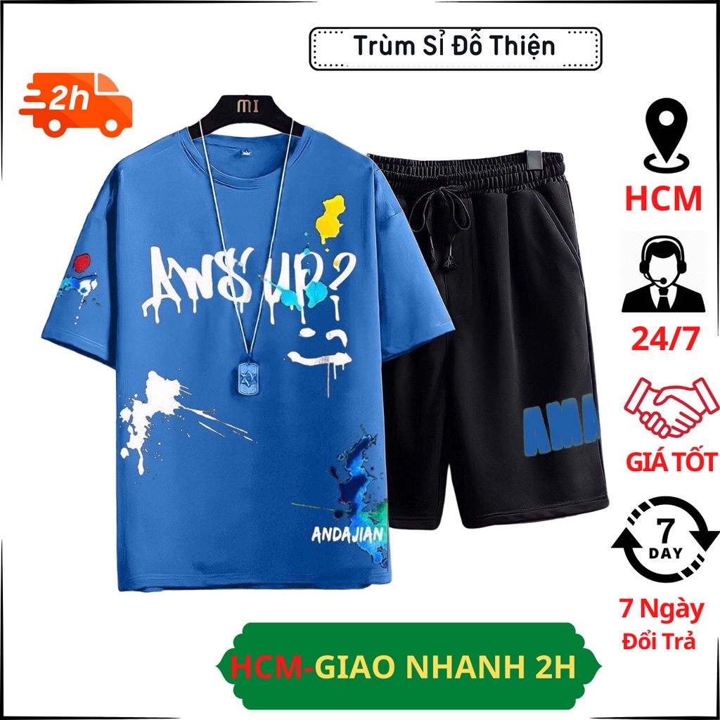 ĐỒ BỘ NAM AWS'UP? MẪU MỚI  FREESHIP  BỘ THỂ THAO NAM THỜI TRANG ĐỘC LẠ PHONG CÁCH HÀN TRẺ TRUNG NĂNG ĐỘNG SIÊU MÁT HÈ