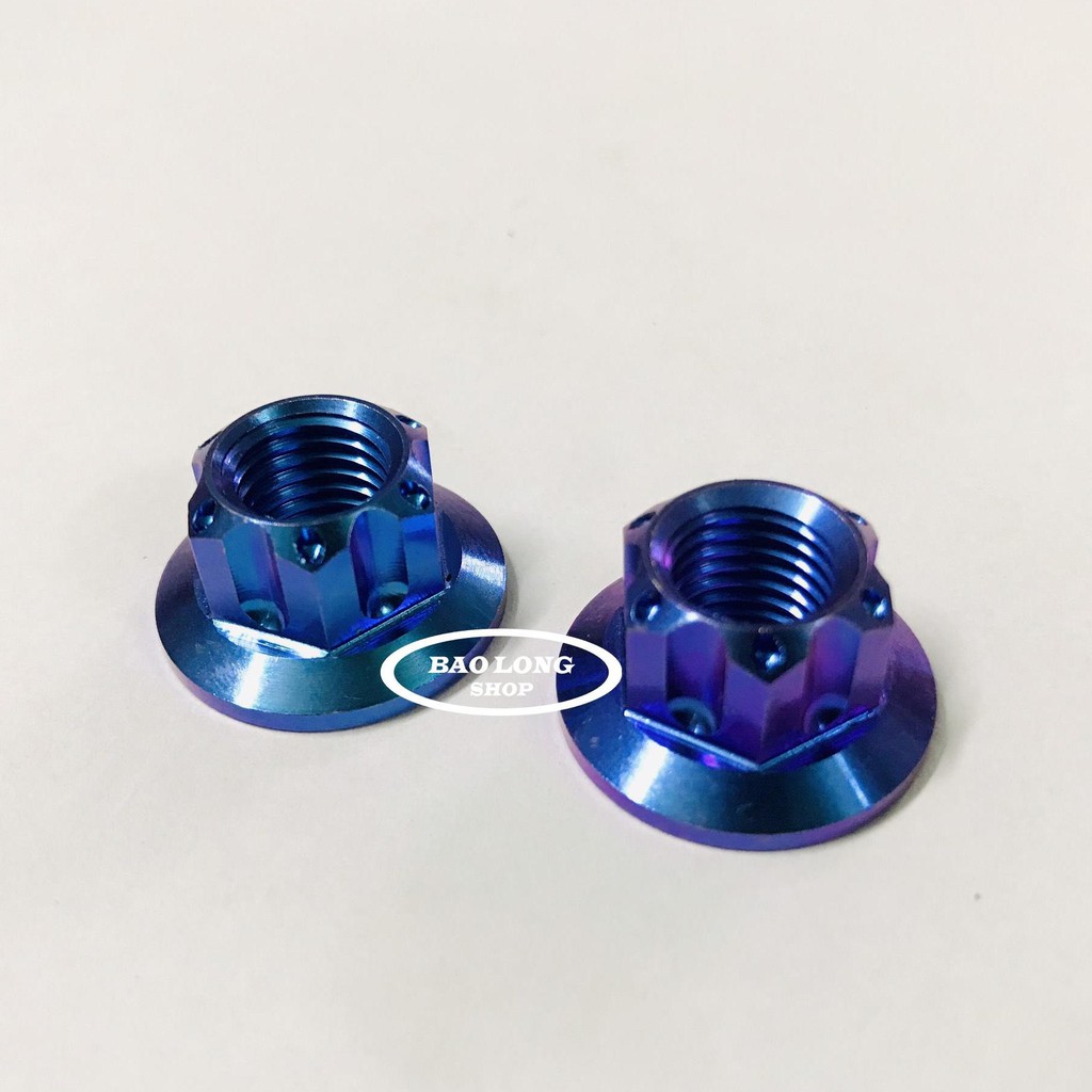 2 Ốc Tán TiTan GR5 6Li Xanh Tím (100%Titan)