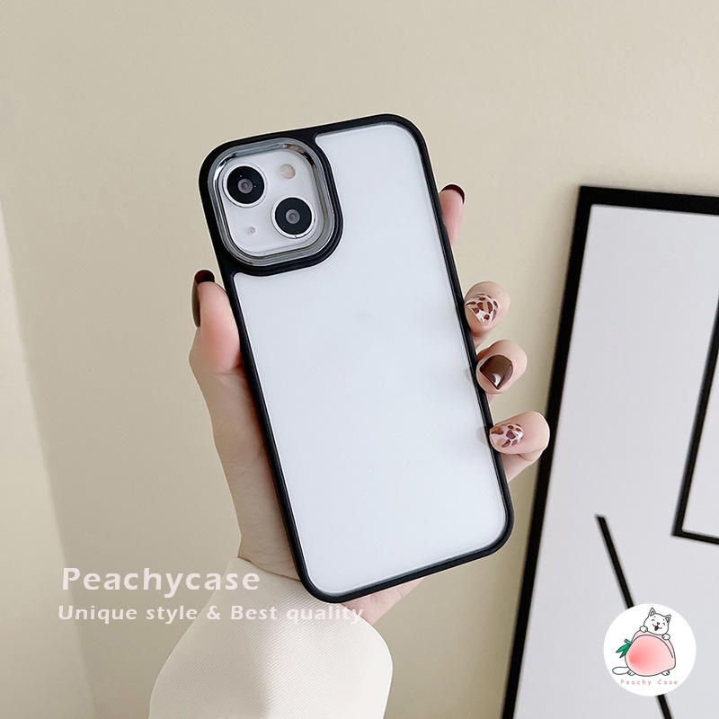 Ốp Điện Thoại PC Cứng Trong Suốt Mạ Điện HD Cho iPhone 13 11 12 Pro Max Xs Max Xr 7 8 6 Plus