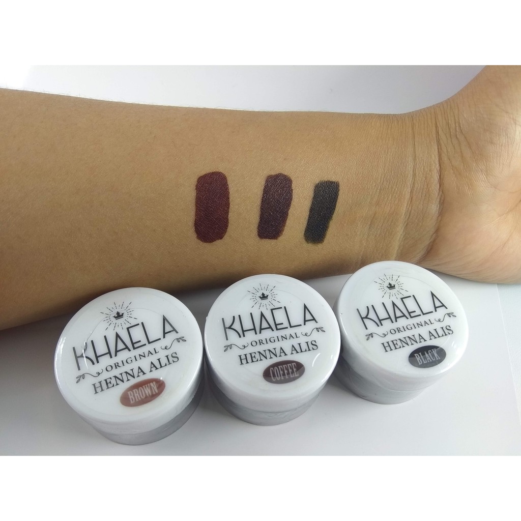 (hàng Mới Về) Set 2 Lọ Serum Henna + 1 Cọ Vẽ Lông Mày Mini 10ml X 2 | BigBuy360 - bigbuy360.vn