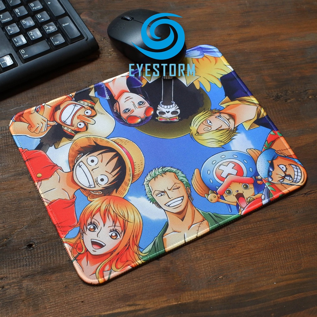 Lót chuột, bàn di chuột, mouse pad One Piece - Đảo Hải Tặc cỡ 26x21cm