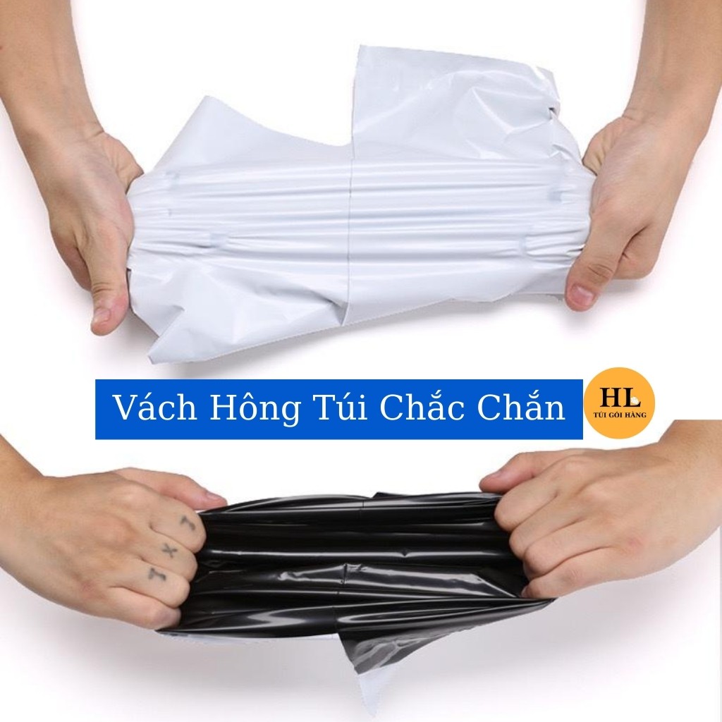 Túi Gói Hàng HL Chất Lượng Cao Cấp & Thông Dụng Size 25 x 35 Màu Trắng