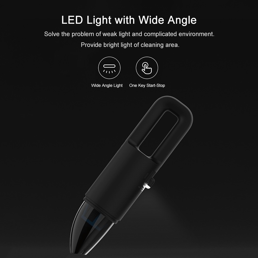 Máy hút bụi cầm tay mini Xiaomi Cleanfly FVQ thiết kế không dây với lực hút 5000Pa | BigBuy360 - bigbuy360.vn