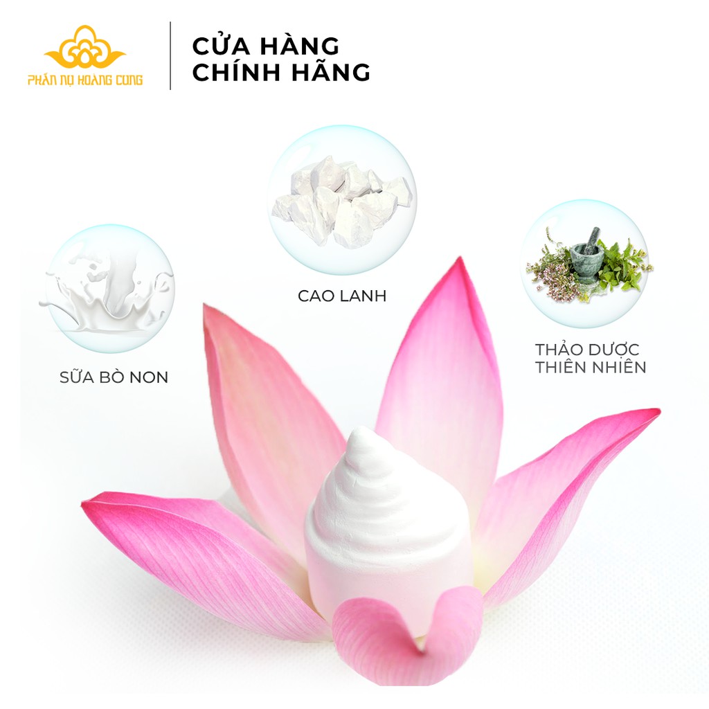 Phấn Nụ Trắng Truyền Thống Phấn Nụ Hoàng Cung 25gr