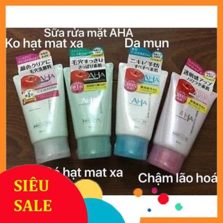 120gr Sữa rửa mặt AHA Wash Cleansing Nhật Bản chiết xuất trái cây