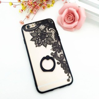 Ốp iphone 6/6plus/7/8 hoa kèm iring
