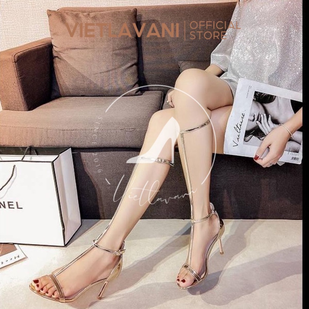 Giày Sandal Gót Nhọn 8 Phân Thời Thượng Cập Bến Mã HGS28