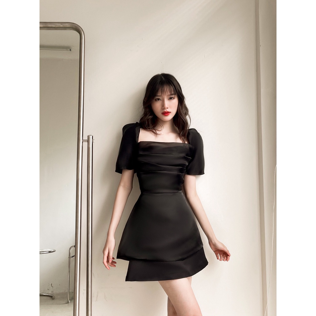 Áo tơ xếp ly trước ngực , Peace House Clothing