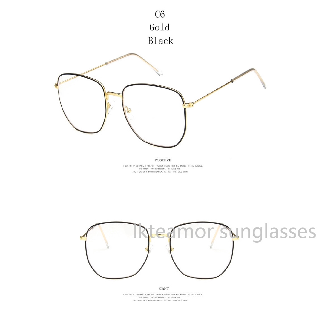 Kính mát gọng kim loại chống nắng UV400 cho nam và nữ