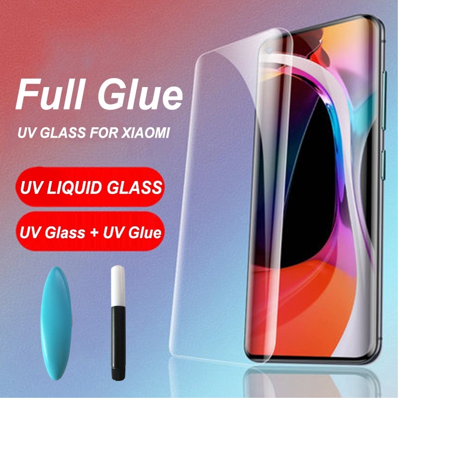 Kính Cường Lực Full Keo UV Dành Cho Xaomi Mi Note 10 lite /Mi Note 10/Mi Note 10 Pro