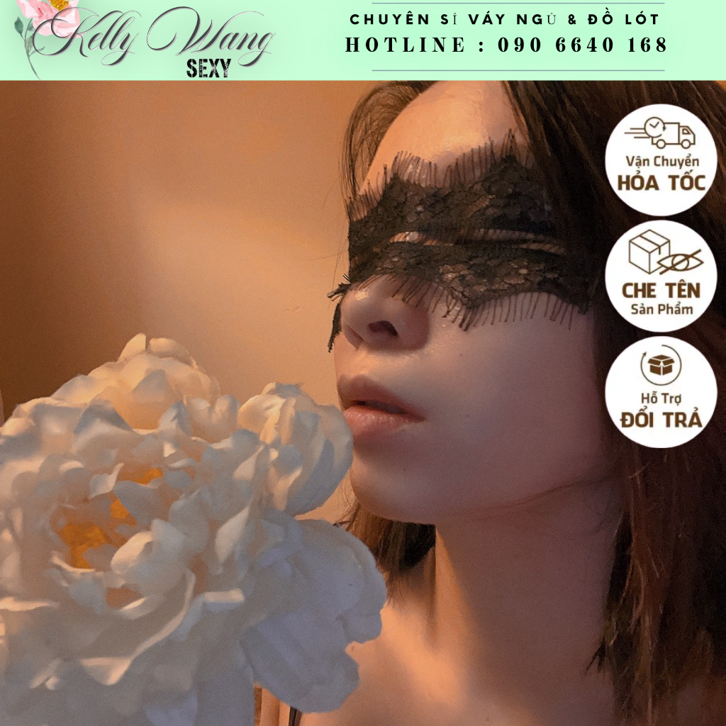 MN008 - BỊT MẮT SEXY - Bịt mắt ngủ Sexy Cosplay gợi cảm-KELLYWANG