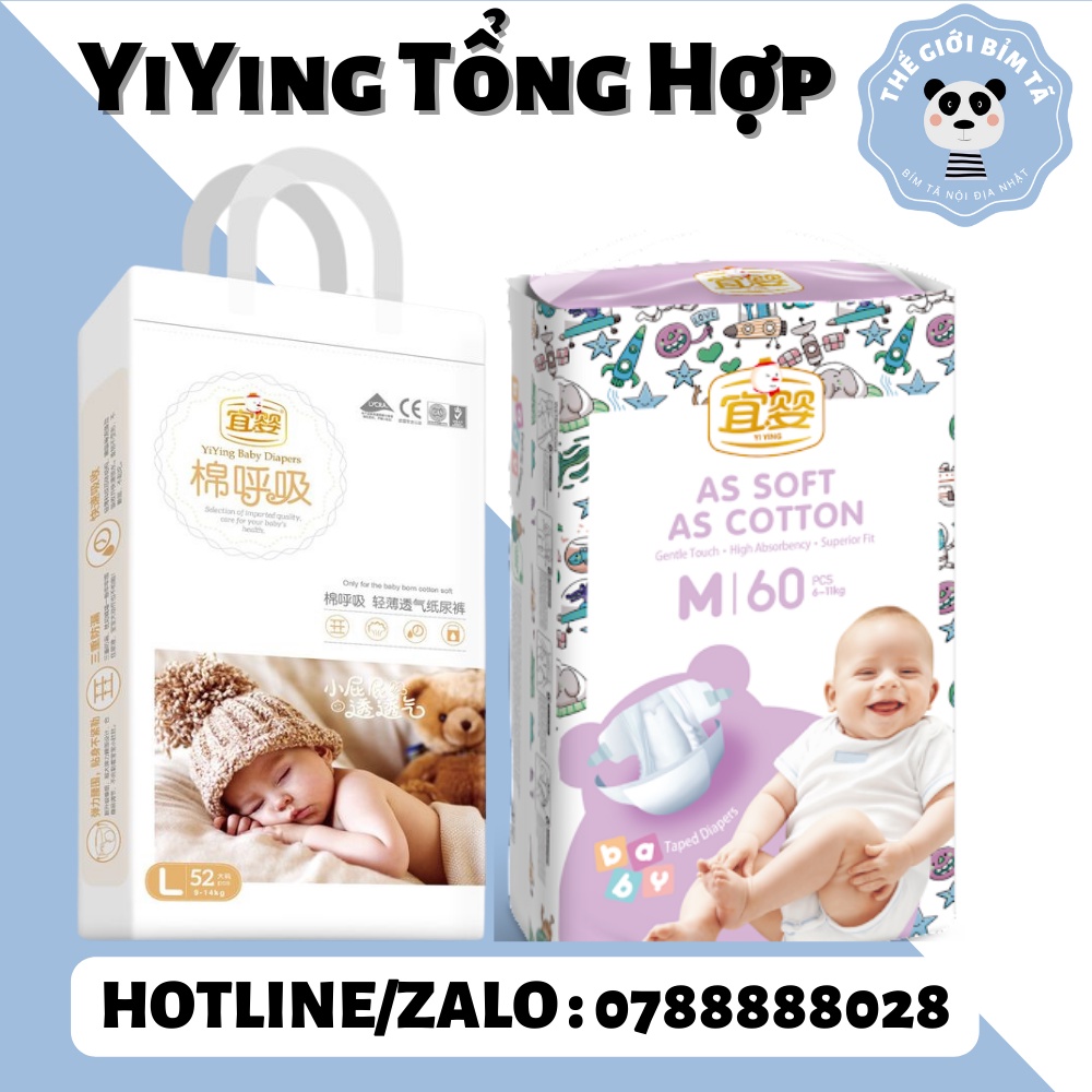 Bỉm/Tã Dán Quần Nội Địa Trung Đủ Size NB26/S72/M60/L52/XL44/XXL40/XXXL36