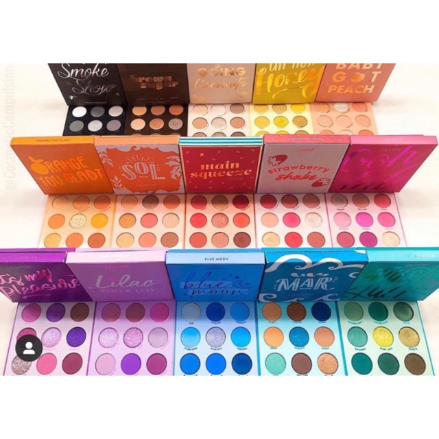 Bảng phấn mắt Colourpop 9 ô các loại