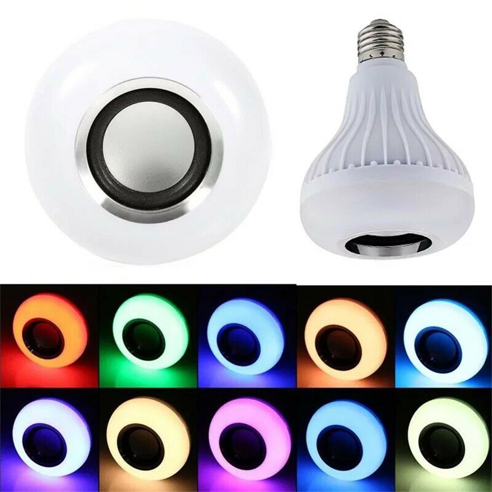 Loa Bluetooth Không Dây Có Đèn Led E27 Tiết Kiệm Năng Lượng 12w