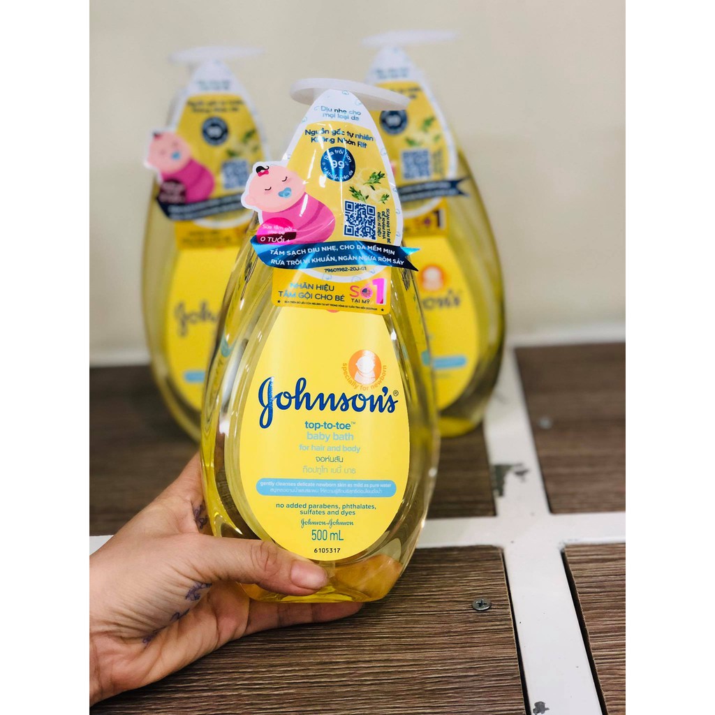 Sữa tắm Johnson'baby mẫu mới