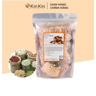 MIX HẠT Làm sữa hạt KinKin (chưa sấy chín) - Giàu chất xơ, tốt cho sức khỏe phù hợp với người ăn kiêng