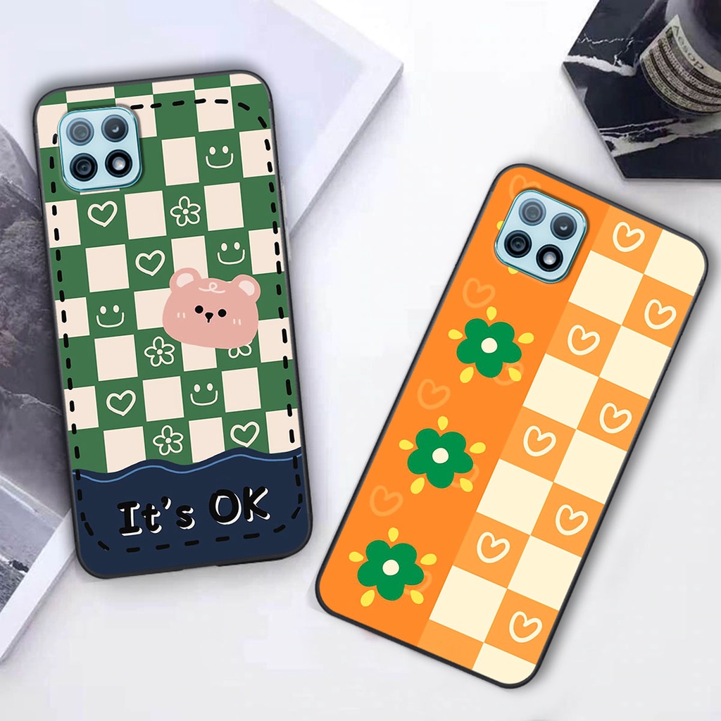 Ốp lưng Samsung A22 5G happy day, gấu bear dễ thương - BỀN - ĐẸP -BAO GIÁ TOÀN THỊ TRƯỜNG