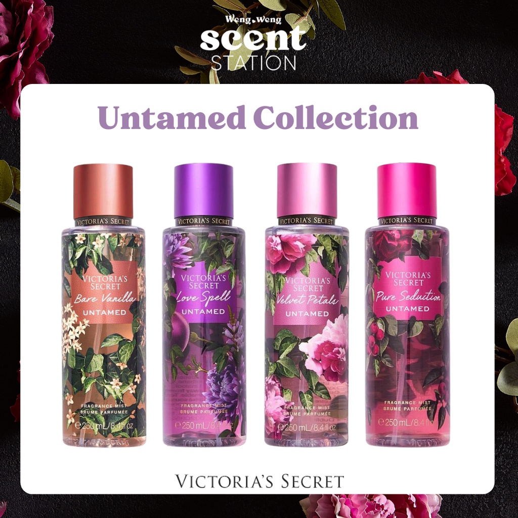 (BST Untamed) Bộ Sản Phẩm Victoria’s Secret Bare Vanilla / Velvet Petals / Pure Seduction / Love Spell