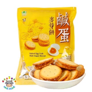 BÁNH QUY TRỨNG MUỐI ĐÀI LOAN BỊCH 500G