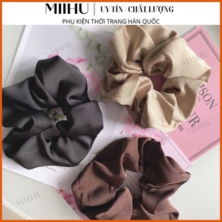SCRUNCHIES CỘT TÓC NỮ VẢI LỤA MỀM MỊN MIIHU