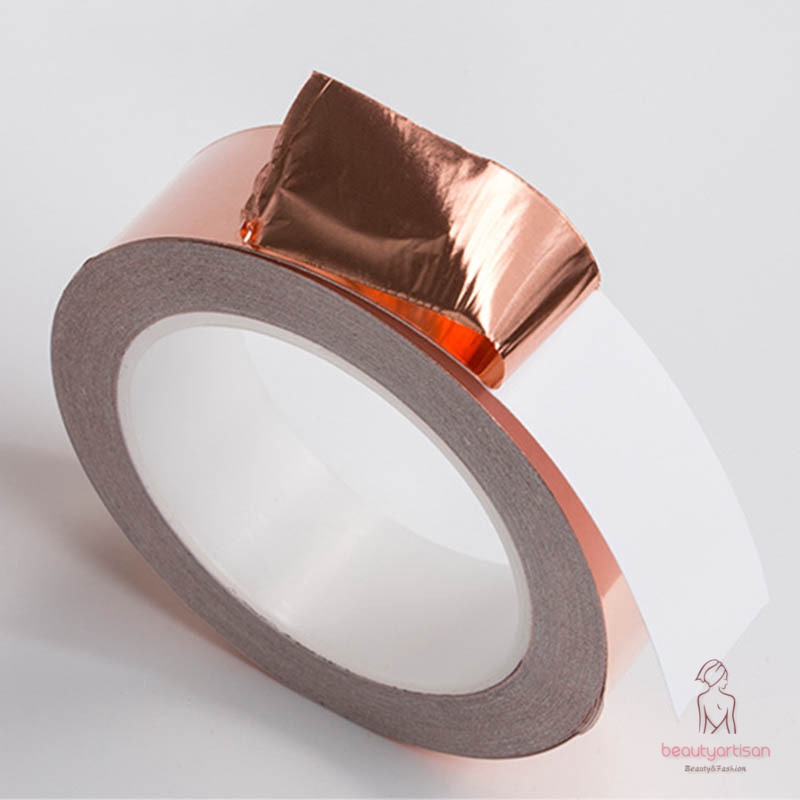 Cuộn băng dính lá đồng dẫn điện kháng khuẩn chuyên dụng cho đàn guitar 30mm X 4m