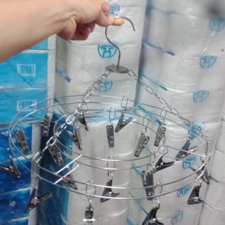 Móc tròn bằng  inox  phơi đồ cho bé