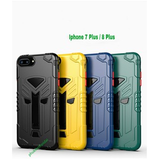 Ốp lưng Iphone 7 Plus / Iphone 8 Plus chống sốc giá đỡ siêu anh hùng kiểu dáng mới 1
