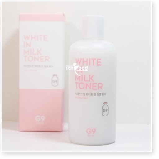 Nước Hoa Hồng Dưỡng Trắng Da G9Skin White In Milk Toner