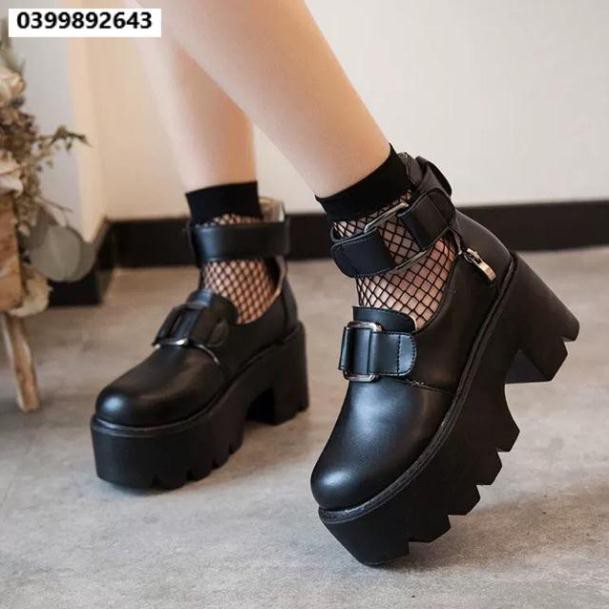 [Hàng ORDER] Giầy Boot Ulzzang Thời Trang Cao Cổ Nữ Cao 7 Phân Mang Phong Cách