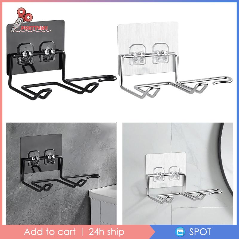 Giá Đỡ Máy Sấy Tóc Không Cần Khoan Tiện Dụng Prettyia1