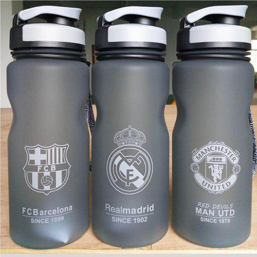 Bình Nước Thể Thao Juventus, Barcelona, Real Madrid, Arsenal, Chelsea, Manchester City, Manchester United, Liverpool