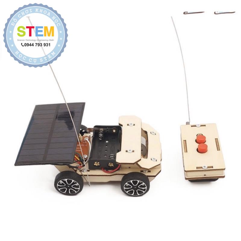 Ô tô điều khiển từ xa tự lắp ráp - chạy pin năng lượng mặt trời DIY| Đồ chơi STEM