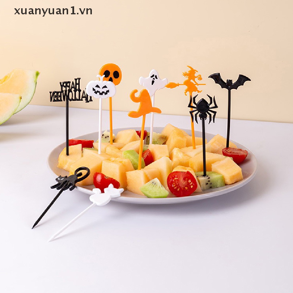 Set 6 / 8 / 10 Nĩa Ăn Trái Cây Kiểu Dáng Dễ Thương