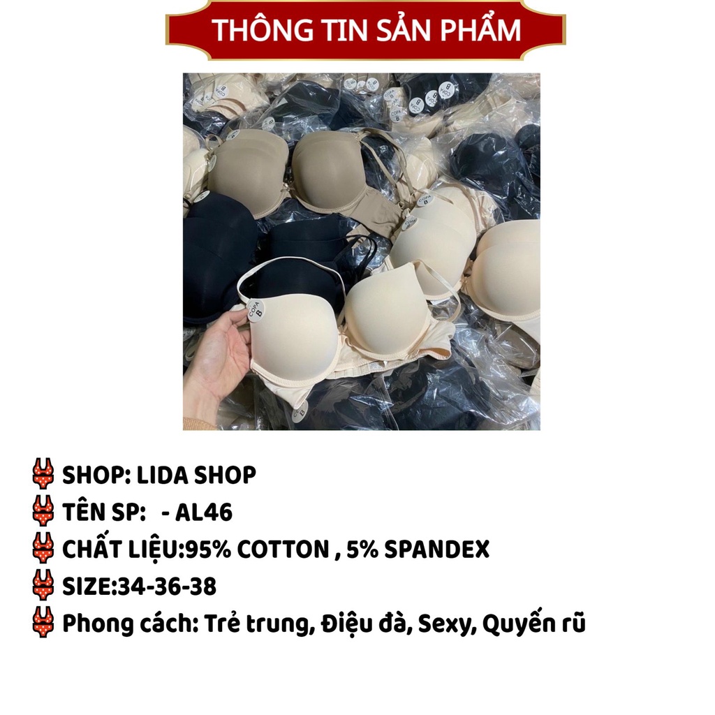 Áo Ngực Nữ - Áo Lót Nữ đệm có gọng nâng vòng một gợi cảm quyến rũ mã AL46