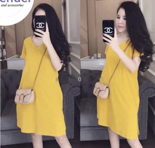 Đầm suông đan dây