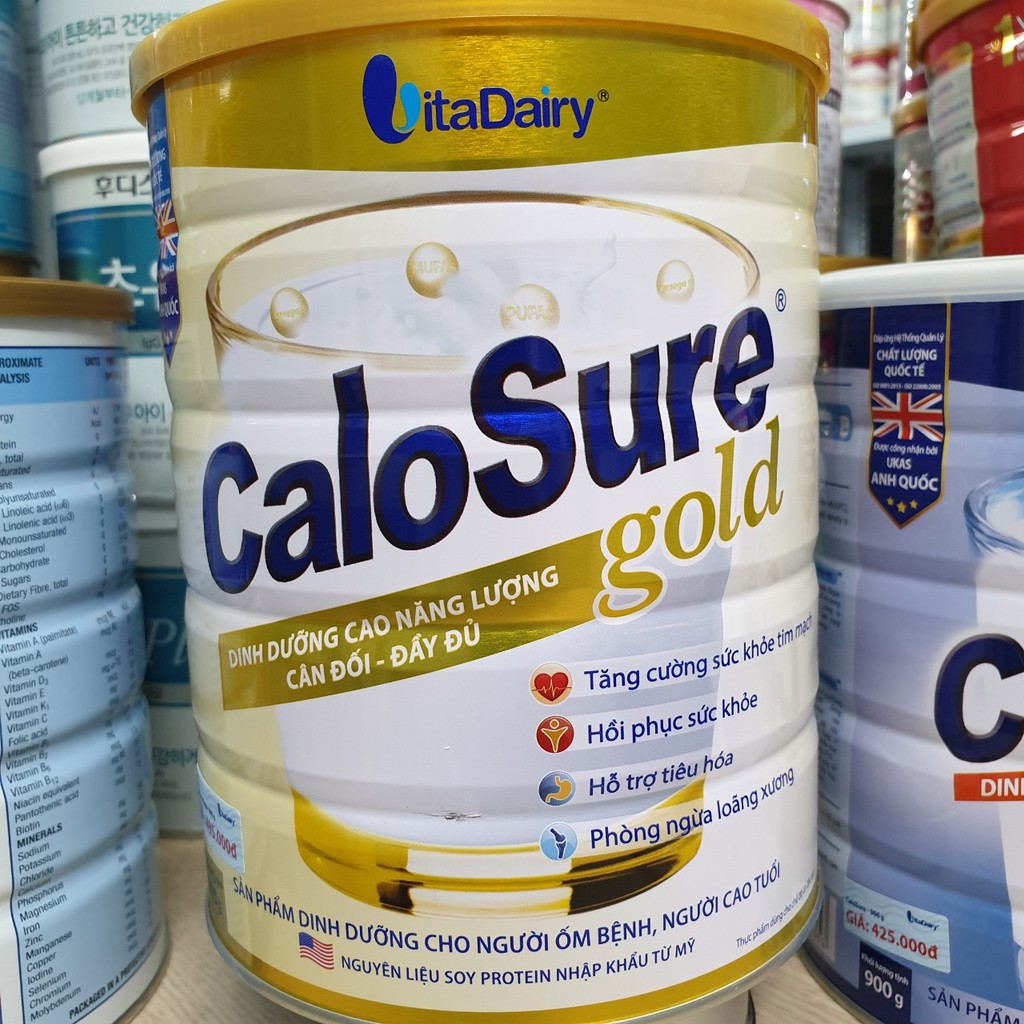 Sữa Calosure gold hộp 900g vitadairy Date 2023