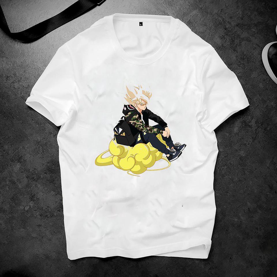 Áo thun unisex in goku độc lạ chất vải dày mịn 2019ts639