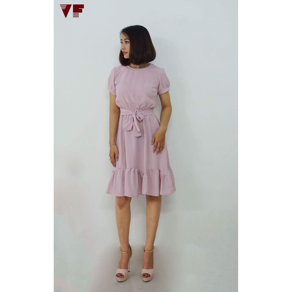 FREESHIP ĐƠN 99K_Đầm đuôi cá thắt nơ eo VANASS