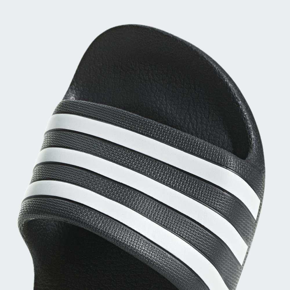 Dép adidas SWIM Unisex trẻ em Dép quai ngang Adilette Aqua Màu đen F35556