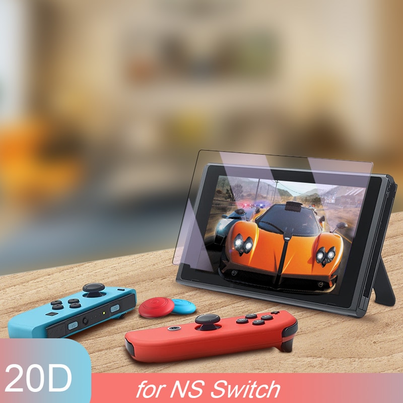 Kính cường lực 9H bảo vệ màn hình + nút bấm dành cho máy chơi game Nintendo Switch/Nintend Switch Lite