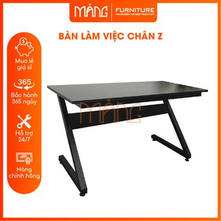 Bàn Gaming Chử Z, Bàn làm việc, Bàn học, Chân Sắt 40x40  Mặt Gỗ 1,2m đầy đủ phụ kiện lắp ráp hàng cao cấp, chất lượng.