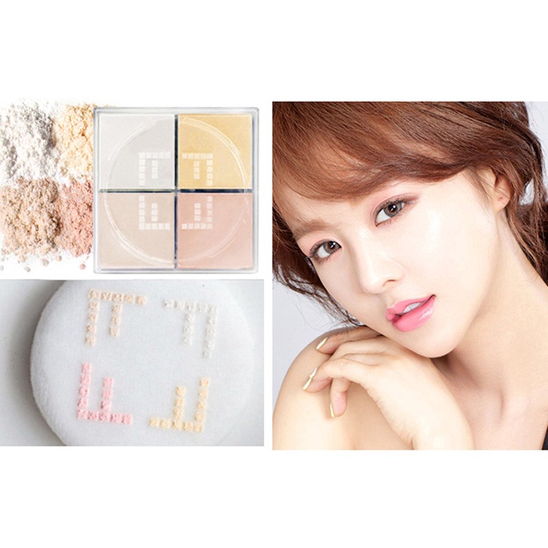 Bảng phấn bột trang điểm kiểm soát dầu 4 màu NOVO | BigBuy360 - bigbuy360.vn