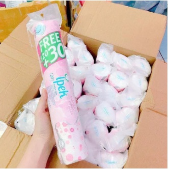 Bông tẩy trang 100% cotton Thổ Nhĩ Kỳ Ipek Klasik Cotton Pads