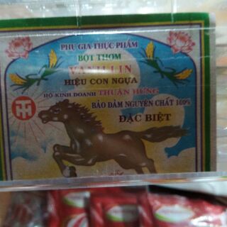 Bột thơm vanilla Thuận Hưng hộp 10 vỉ (100 ống)