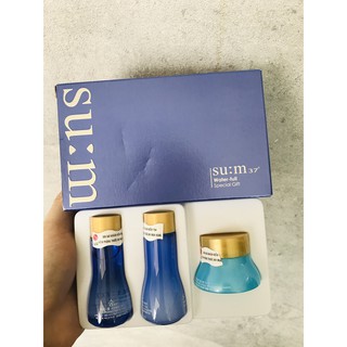 Set SU:M37 Xanh Cấp Nước Mini 3 Món | Cho Da Dầu, Da Mụn