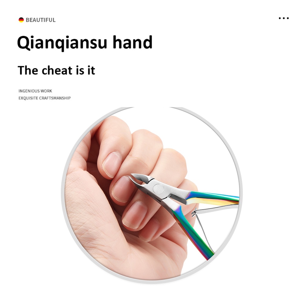 Còn Hàng 3 Chiếc Kéo Cắt Móng Tay Nghệ Thuật Bằng Thép Không Gỉ Kéo Cắt Lớp Biểu Bì Dụng Cụ Đẩy Da Chết Dụng Cụ Làm Móng Tay Móng Chân Đẩy Móng Tay Thanh Toán Khi Nhận Hàng