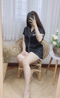 ( FreeSize Lụa ) Đồ Bộ Pijama Lụa Ren Đùi