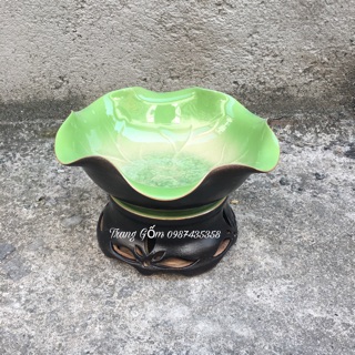 Bát sen thả hoa đủ size kèm chân để