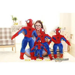 siêu nhân nhện thú bông gấu bông trẻ em dài 40cm
