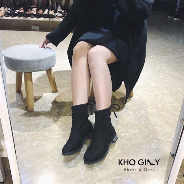 Boots da lộn cổ ngắn